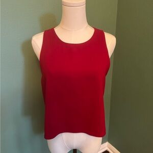 Red Sleeveless Top